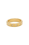Kate Spade Cubic Zirconia Band Ring In Gold