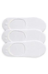 Nordstrom 3-pack No-show Liner Socks In White