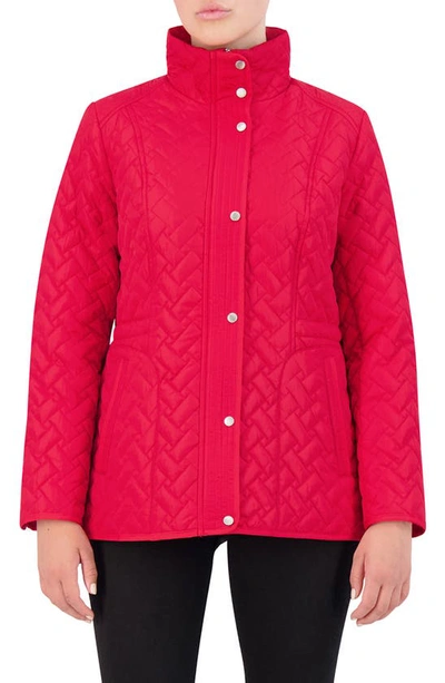 Cole Haan Signature Signature Quilted Jacket In Red