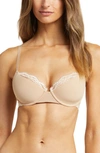 Natori Breakout Full Fit Contour Underwire Bra In Cafe/ Ivory