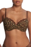 Natori Breakout Full Fit Contour Underwire Bra In Jaguar Print