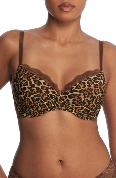 Natori Breakout Full Fit Contour Underwire Bra In Jaguar Print