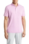 Peter Millar Men's Crafted Mood Performance Mesh Classic-fit Short-sleeve Polo Shirt In Pink