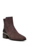 Donald Pliner Azia Bootie In Dark Brown Suede
