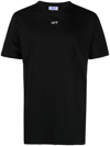 Off-white Graphic Brush Arrow Print T-shirt And Vest In Black