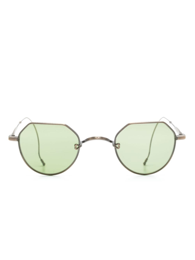 Matsuda Round-frame Tinted-lenses Sunglasses In Gold