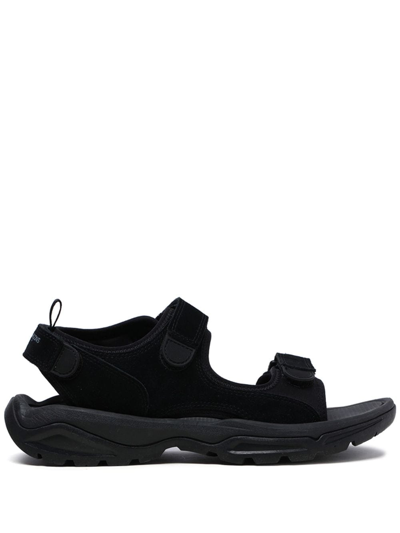 Comme Des Garçons Homme Deux Leather Sandals In Black