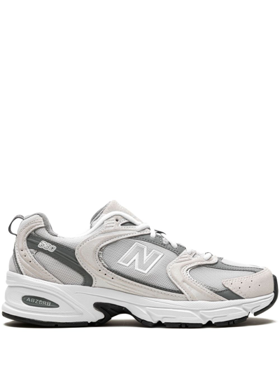 New Balance 530 Mesh Low-top Sneakers In White/grey/black
