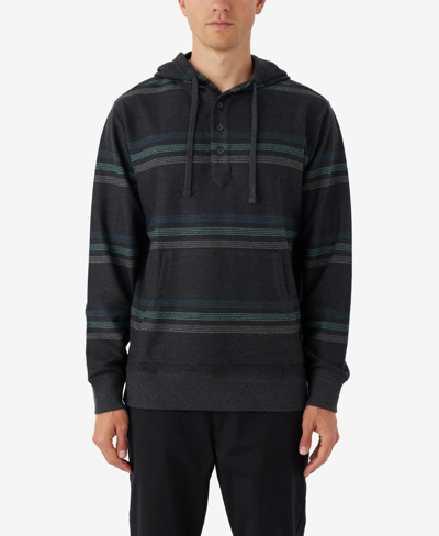 O'neill Men's Newman Knit Fleece Pullover Hoodie In Black