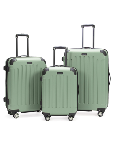 Kenneth Cole Reaction Renegade 3-pc. Hardside Expandable Spinner Luggage Set In Seafoam
