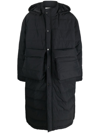 HENRIK VIBSKOV TABASCO PADDED HOODED COAT