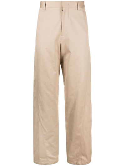 Lanvin Biker Trousers In Beige