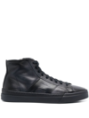 Santoni Gonu High-top Sneakers In Blue