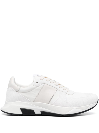 Tom Ford Jagga Runner Trainers In White