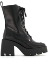 NODALETO BULLA CANDY LACE-UP BOOTS