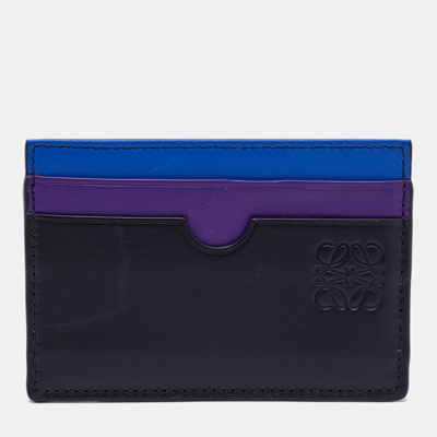 Pre-owned Loewe Multicolor Leather Card Holder