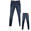 Diesel D Luster Slim Fit Mid Wash Jeans Blue In Blue