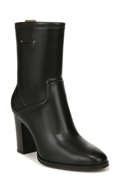 Franco Sarto Informa Whit Booties In Black Faux Leather