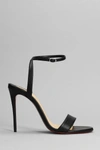 CHRISTIAN LOUBOUTIN CHRISTIAN LOUBOUTIN LOUBIGIRL 100 SANDALS IN BLACK LEATHER