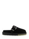 OFF-WHITE OFF-WHITE SUEDE SANDALS WITH BUCKLE