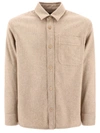 Apc Basile Overshirt In Beige