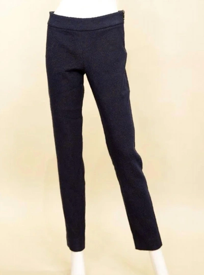 Samuel Dong Midnight Jacquard Pant In Navy In Blue