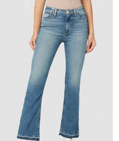 Hudson Barbara High Rise Ankle Bootcut Jeans In Horizon In Blue