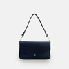 APATCHY LONDON THE MUNRO NAVY LEATHER SHOULDER BAG