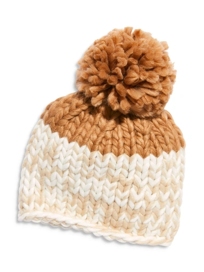 Free People Cozy Up Womens Knit Warm Beanie Hat In Multi