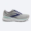 Brooks Women's Adrenaline Gts 22 Shoes - Ee/extra Wide Width In Grey/white/purple In Multi