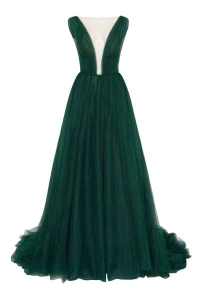 Milla Emerald Green Elegant Maxi Dress