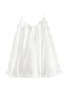 Milla White Babydoll Dress In White