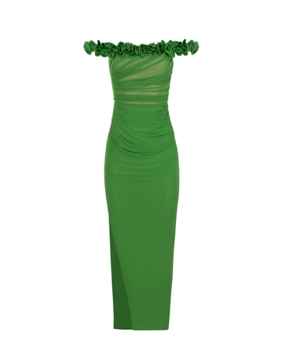 milla emerald green dress Gorgeous @miss_wowz wearing Emerald Green Tulle Maxi Dress with a Corset  Bustier #itsmilla #mlr50028 #mlr50028emeraldgreen #millacommunity