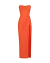 MILLA CORAL BLAZING OFF-THE-SHOULDER MAXI DRESS