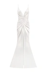 MILLA CHIC MERMAID MAXI DRESS IN WHITE