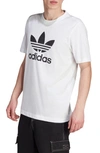Adidas Originals Alphabet Printing Casual Breathable Sports Short Sleeve White In White/ Black