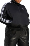 Adidas Originals Firebird Tt Pb Woman Sweatshirt Black Size 0 Recycled Polyester In Black