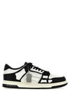 Amiri Skel Bicolor Leather Low-top Sneakers