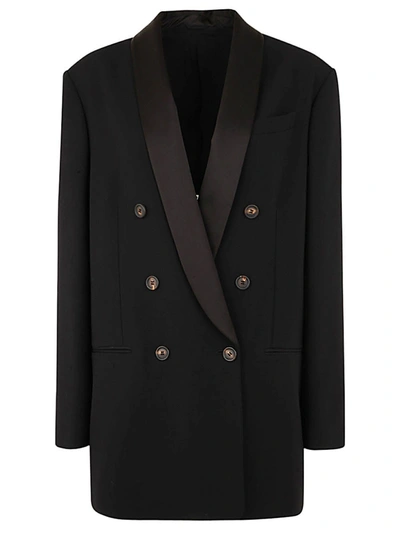 Brunello Cucinelli Double Breasted Jacket In Black