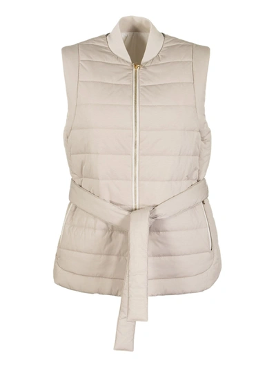 Brunello Cucinelli Down Sleeveless Jacket In Panama