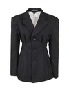 Comme Des Garçons Comme Des Gar Ons Womens Black Other Materials Blazer In Black