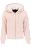 Moose Knuckles Classic Bunny Faux Fur Hooded Jacket In Pink
