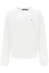 Polo Ralph Lauren Round Collar And Long-sleeved T-shirt In White