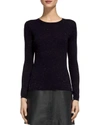 Whistles Annie Sparkle Knit Top In Navy