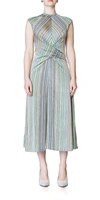 BEAUFILLE CHAGALL STRIPED KNIT DRESS