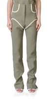 Paris Georgia Cowboy Stovepipe Khaki & Cream