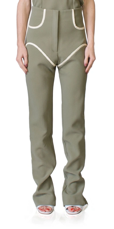 PARIS GEORGIA COWBOY STOVEPIPE KHAKI & CREAM
