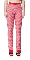 MM6 MAISON MARGIELA JACQUARD CHECK PANTS