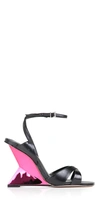 Schutz Jill Geometric Heel Sandals
