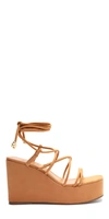 SCHUTZ MAGDALENA SUEDE PLATFORM SANDAL